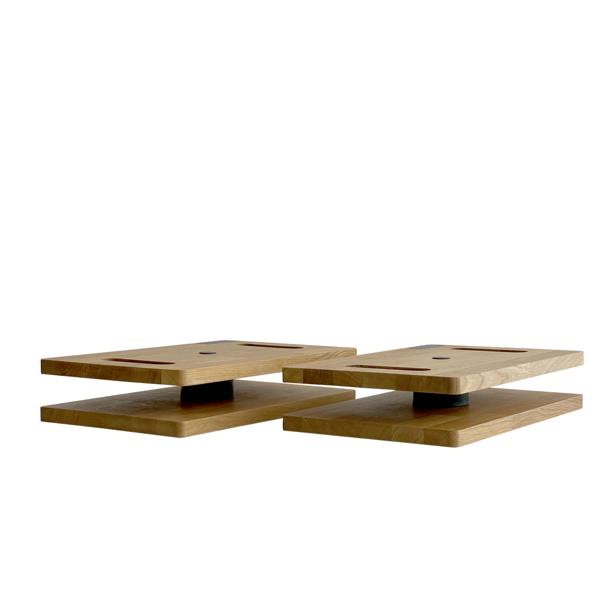 FlowRow Board für Fluid Rower – Eiche Natur (Foto: Board für WaterRower Original – Einfräsungen passend für Ihr Gerät gefertigt)