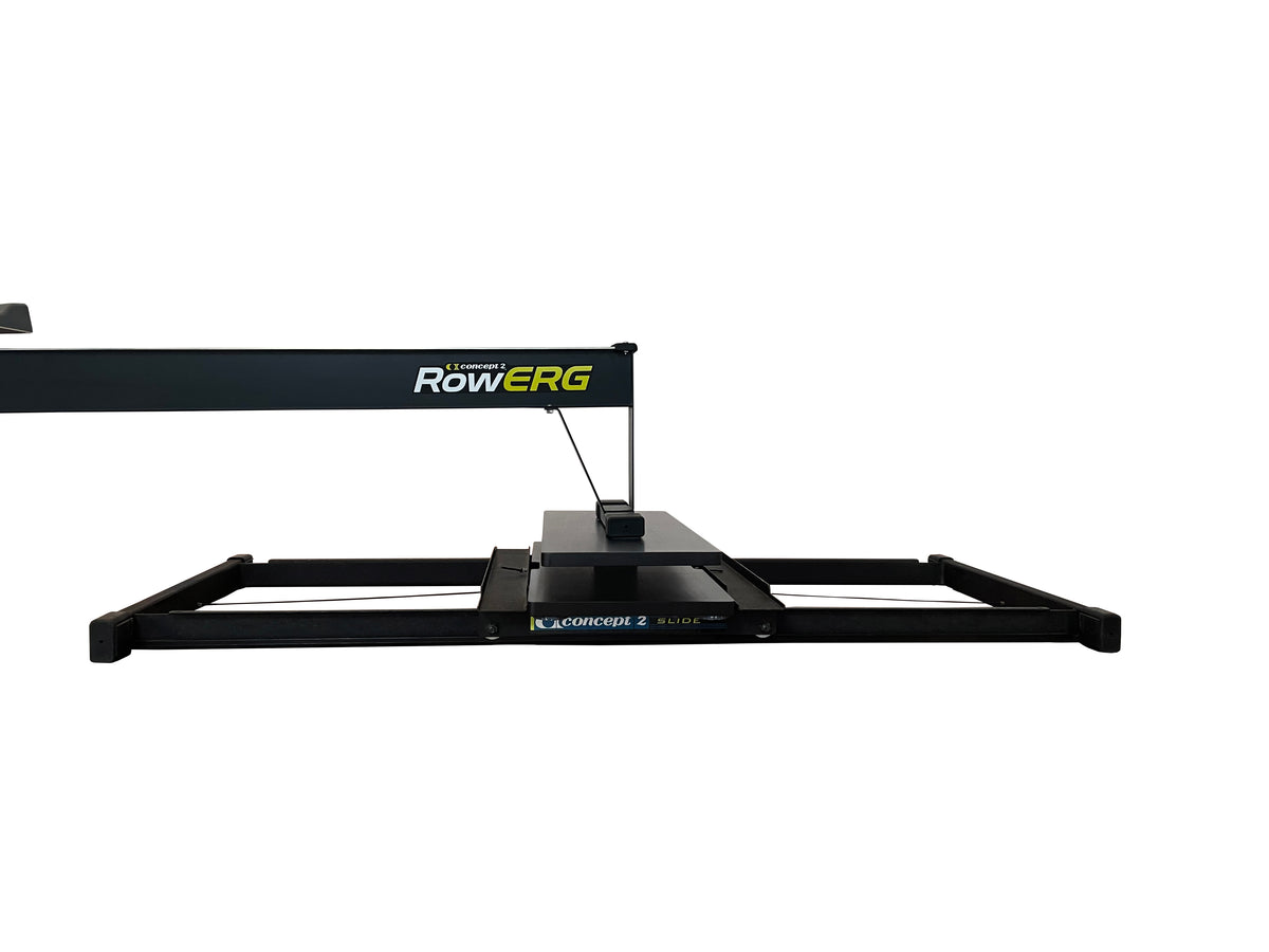 FlowRow Board für Concept2 RowErg, Ausführung für Concept2 Slides – Seitenansicht hinteres Board
