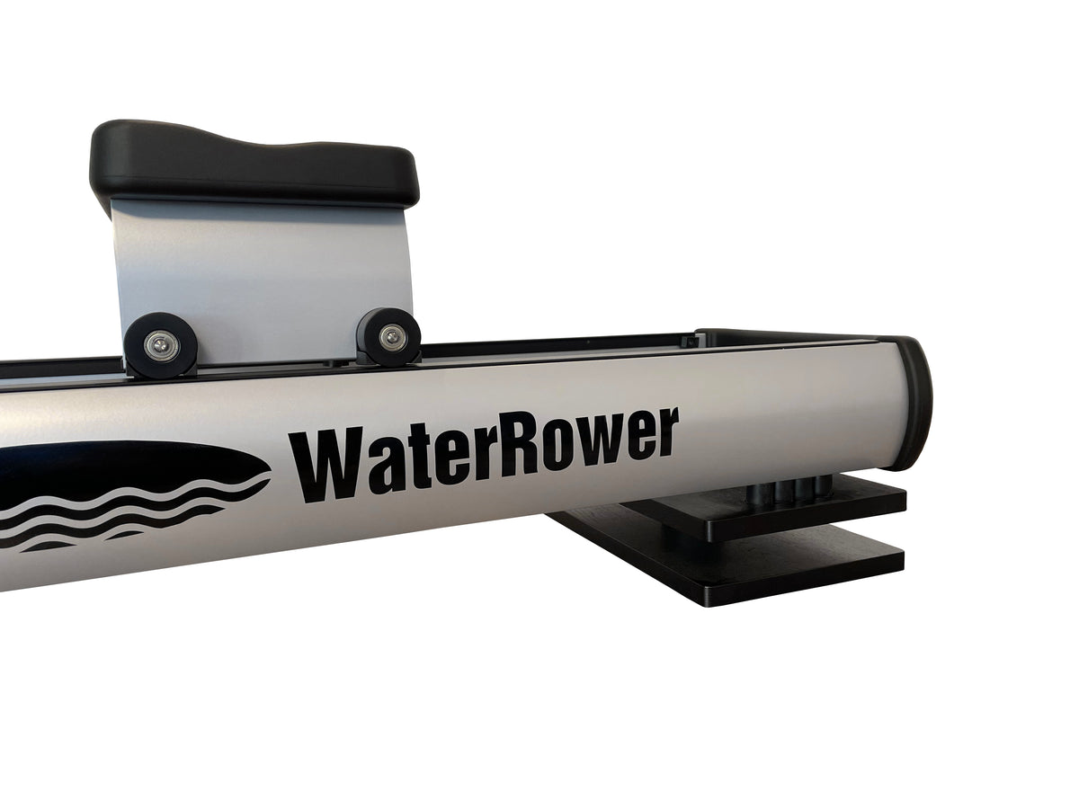 FlowRow Board für WaterRower M1 LoRise – Detail: Fuss auf dem Board