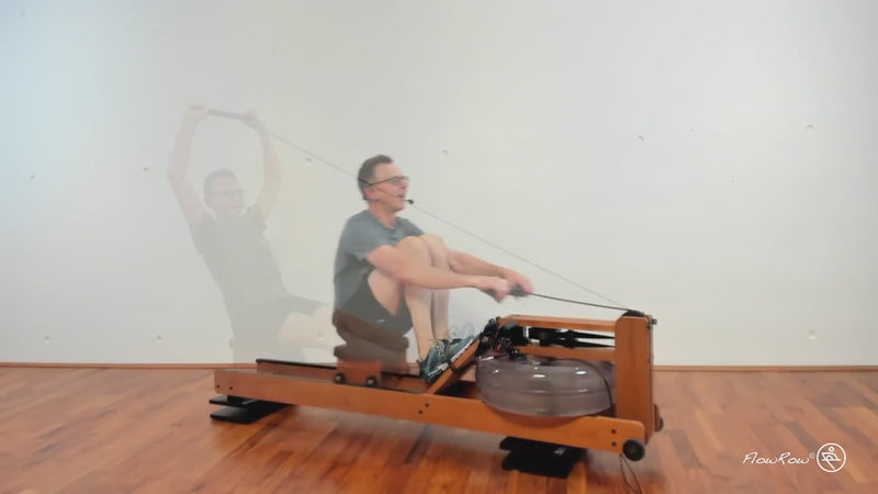 FlowRow App Workout — Dr. Andreas Pirscher coacht auf dem WaterRower (Hero-Loop)